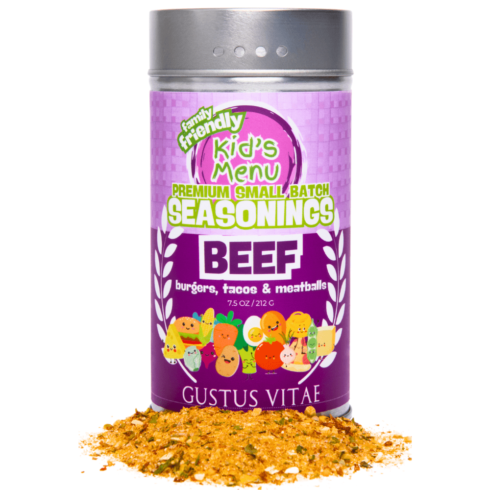 Kid’s Menu: Beef: Burgers, Tacos & Meatballs Seasoning-0